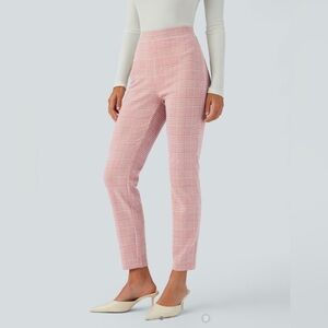 Halara Houndstooth Pink Pants - Size Small